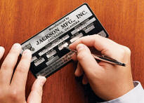 Embossable Write on or Type on Aluminum label