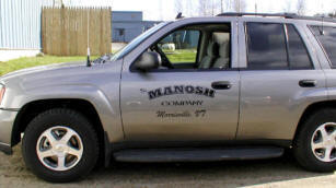 Vehicle Lettering : H.A. Manosh Corp.