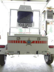 Vehicle Lettering : Lamoille County Sheriff Speed Display